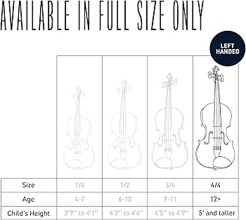 Amazon.com: Cecilio 4/4 Violin Set Full Size Fiddle Solidwood