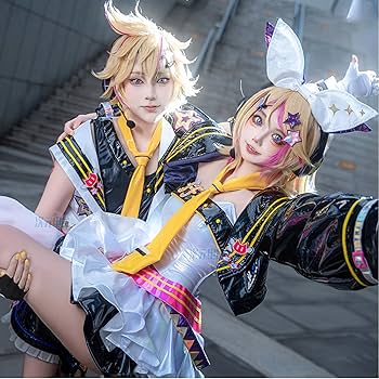 Amazon.co.jp: [Plazhen] ボーカロイド 双子 鏡音レン 鏡音リン