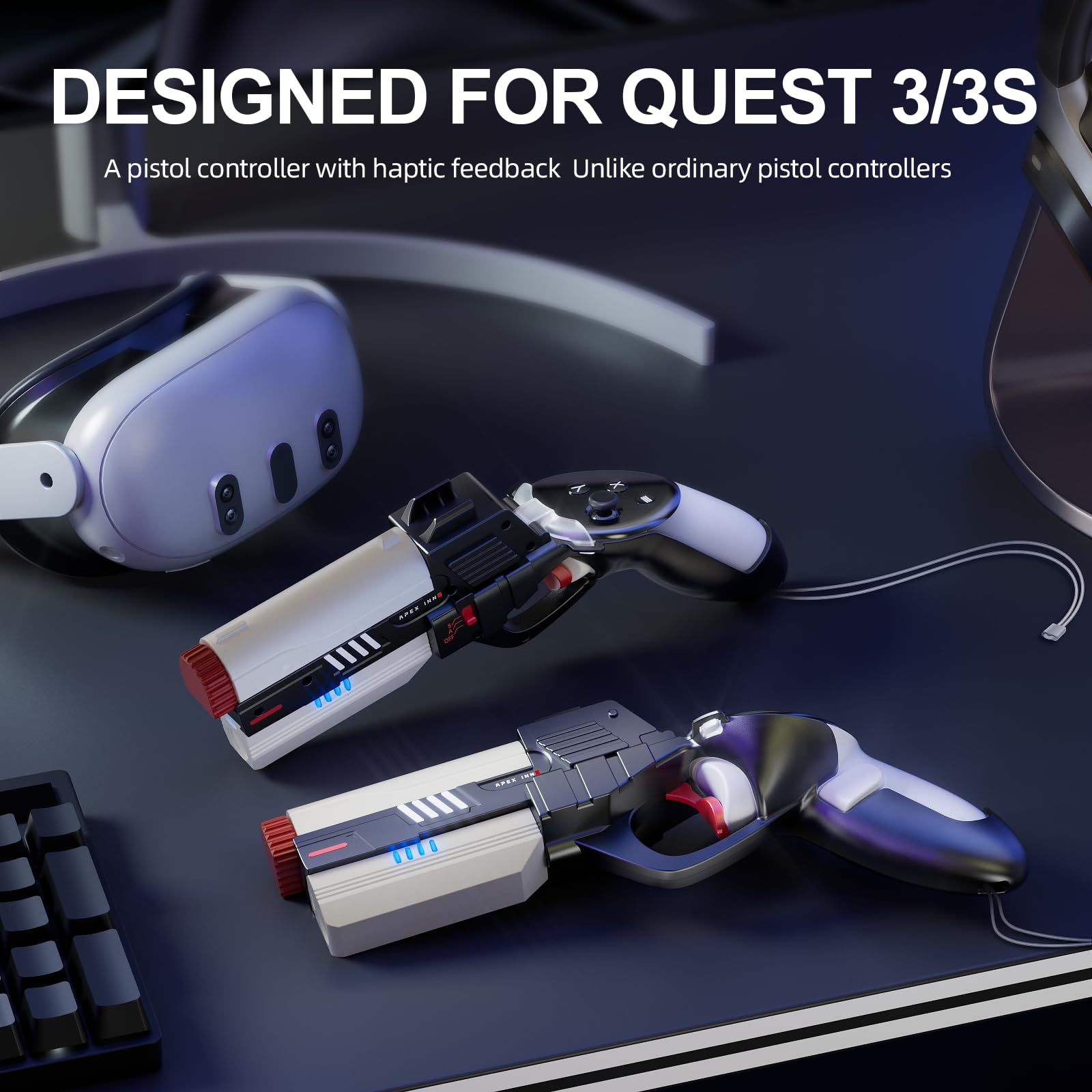 Amazon.co.jp: APEXINNO VR Electric G-un ストックカバー Meta Quest