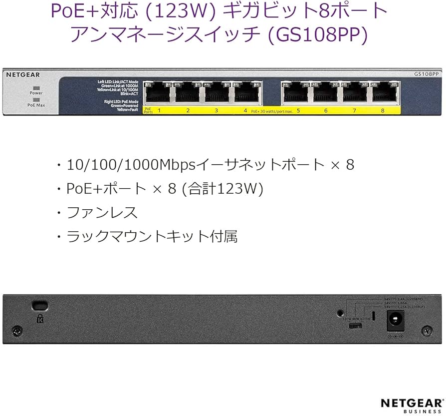 Amazon | 【正規品】 ネットギア NETGEAR スイッチングハブ 8ポート 1G