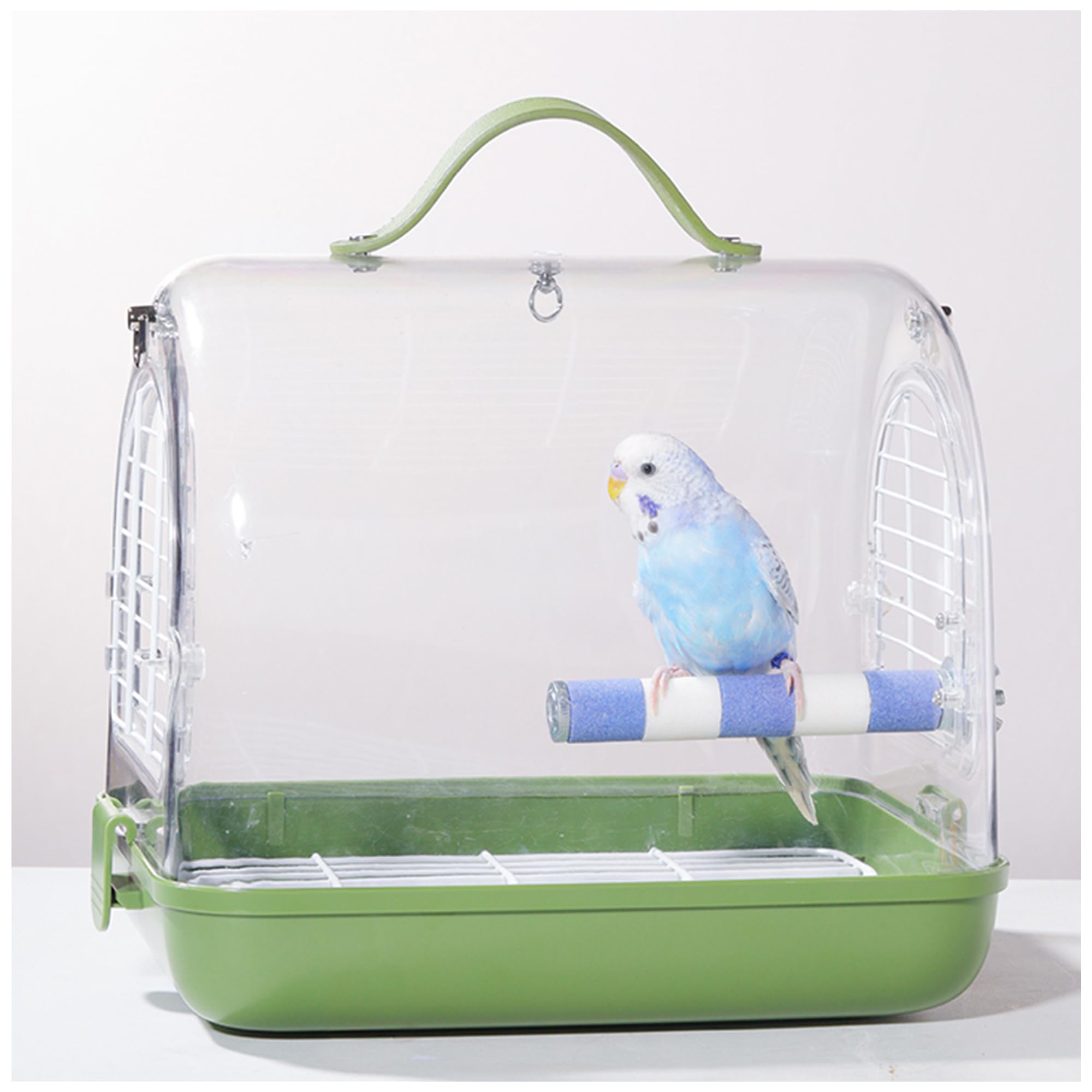 Amazon | アクリルインコ キャリー 鳥 ケージ カバー付き その他豊富な