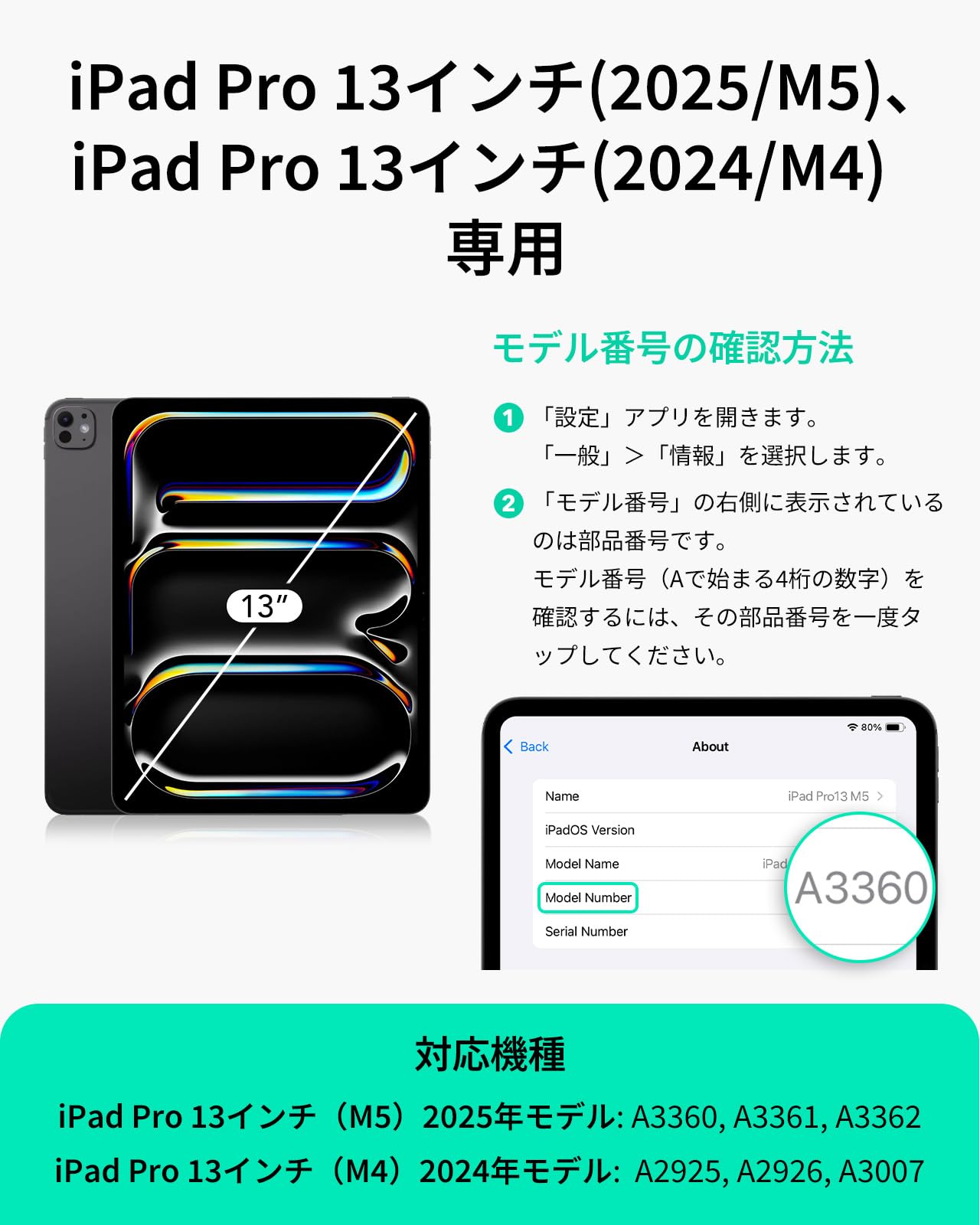 Amazon.co.jp: ESR iPad Pro 13インチ ケース（M5/M4、2025/2024）専用