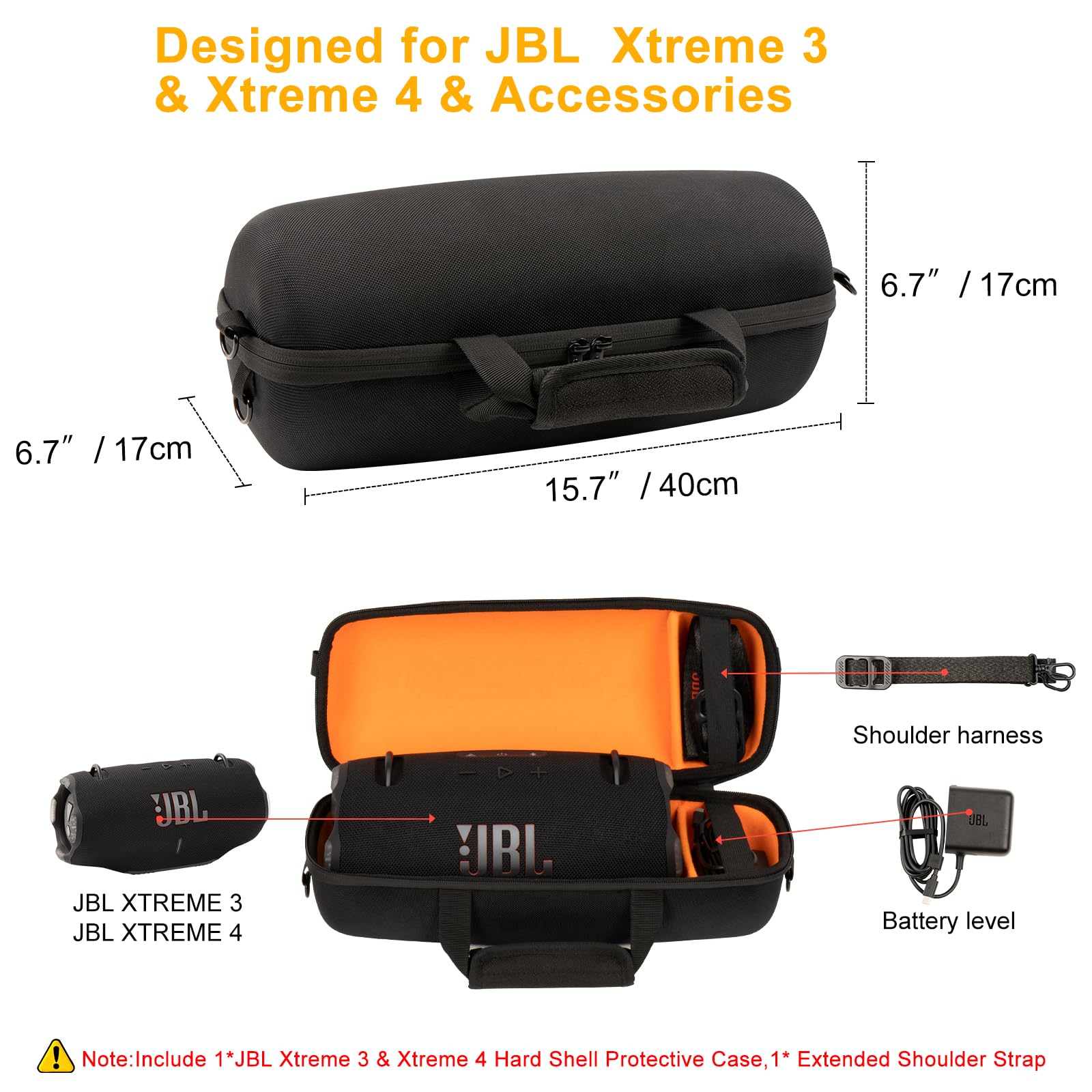 Amazon.com: Hard Case Compatible with JBL Xtreme 4/Xtreme 3