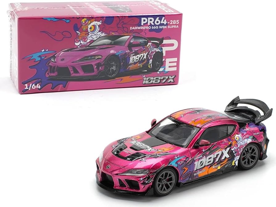 1:64 Diecast Model Car Compatible with Toyota Supra A90 Darwin Pro
