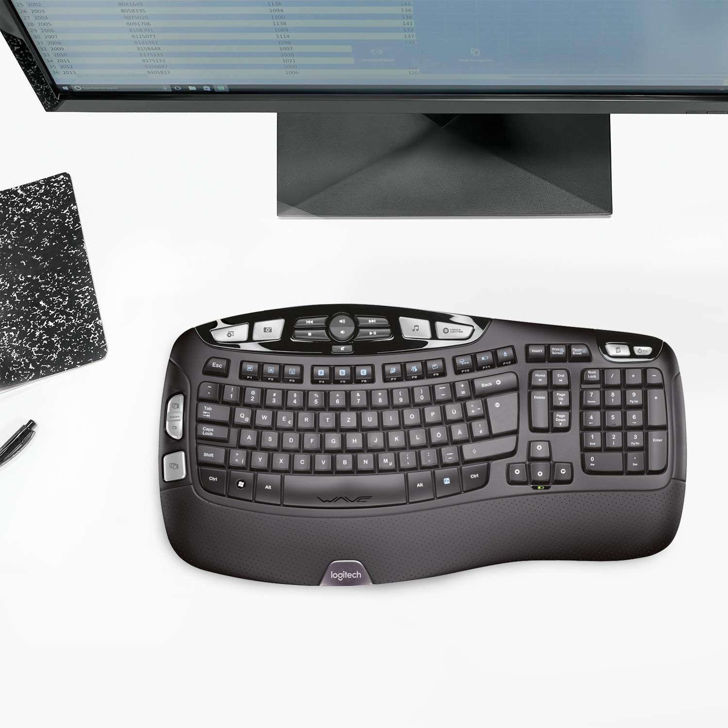 Amazon.com: Logitech K350 Keyboard - Wireless Connectivity - RF