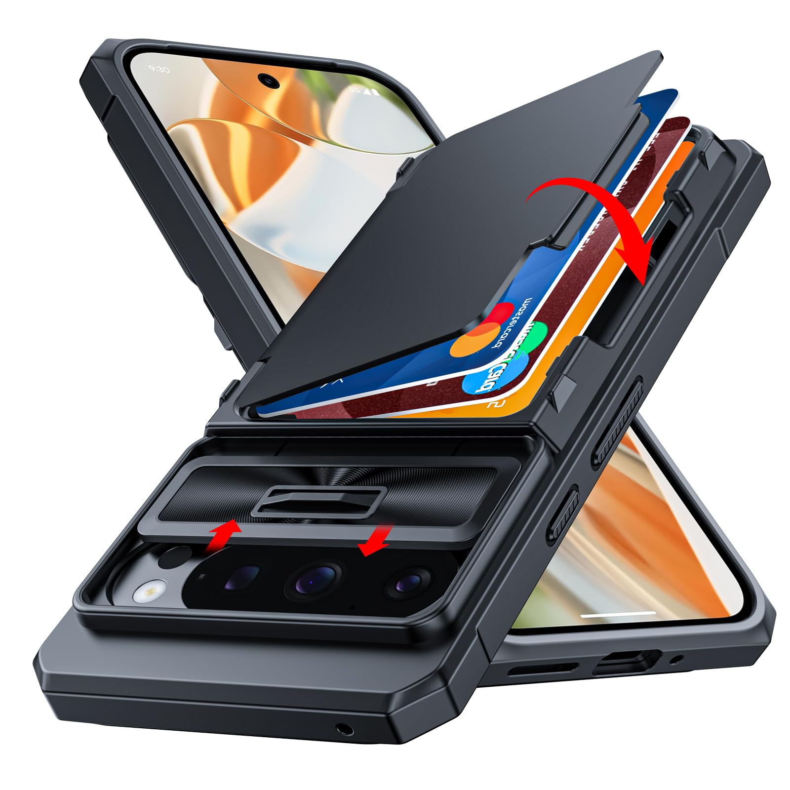 Amazon.com: CENMASO for Google Pixel 9 Pro Case/Pixel 9 Case with