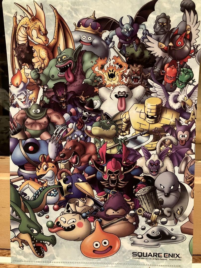 Amazon.co.jp: モンスター集結 両面イラスト入クリアファイル 鳥山明