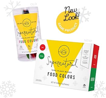 Amazon.com: Supernatural Plant-Based Food Coloring - Red & Green