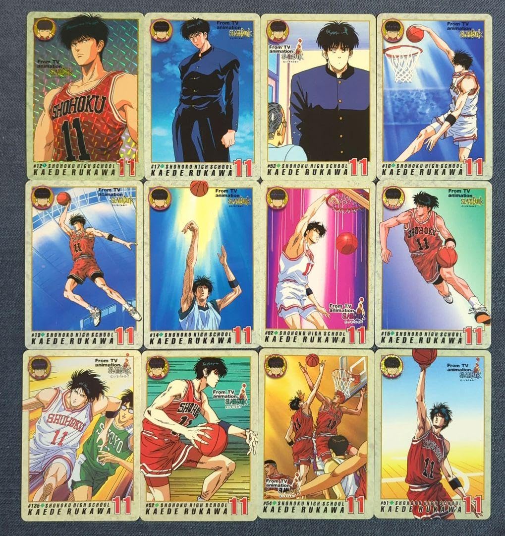 Amazon.co.jp: スラムダンクカード 流川楓 12枚セット カードダス キラ