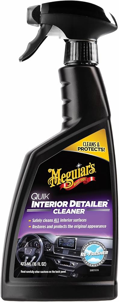 Meguiar's G13616EU Quik Interior Detailer Cleaner 473ml for a matt
