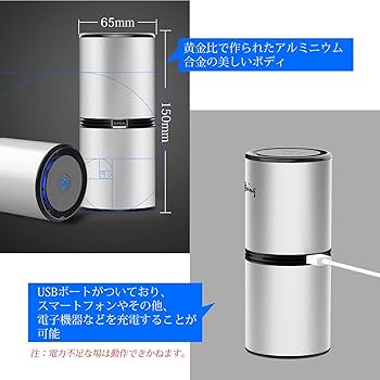 Amazon.co.jp: CHGeek 車用空気清浄機 イオン発生器 エアクリーナー