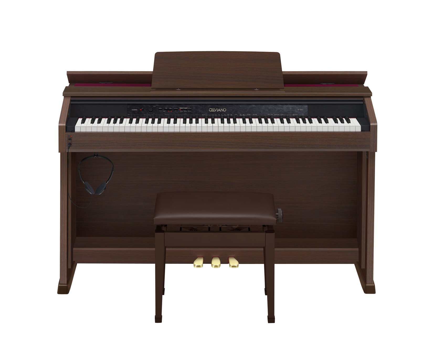Amazon.co.jp: カシオ 電子ピアノ セルビアーノ AP-450BN ブラウン