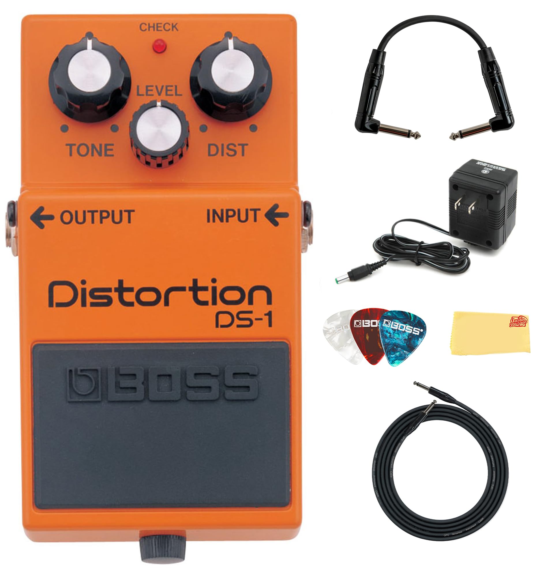 Amazon.com: Boss DS-1 Distortion Bundle with Gearlux Power Supply