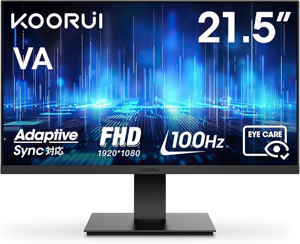 Amazon.co.jp: KOORUI 21.5インチ モニター pcモニター フルhd 液晶