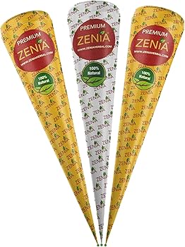 Amazon.com : Zenia Premium Henna Cones (35g Each) - 100% Natural
