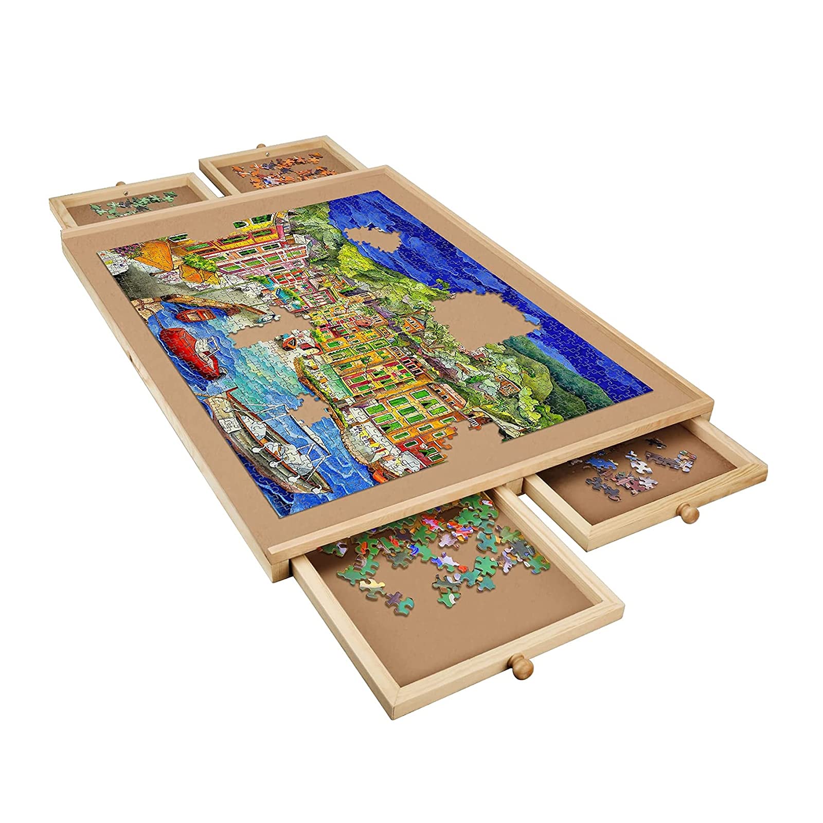 Amazon.co.jp: N/A 1000ピースのパズルボード、31 x 20インチの木製