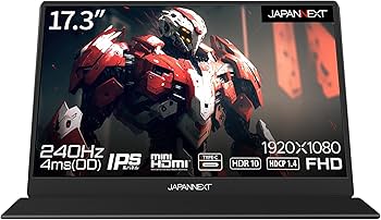 Amazon.co.jp: JAPANNEXT 17.3インチ モバイルモニター IPS パネル