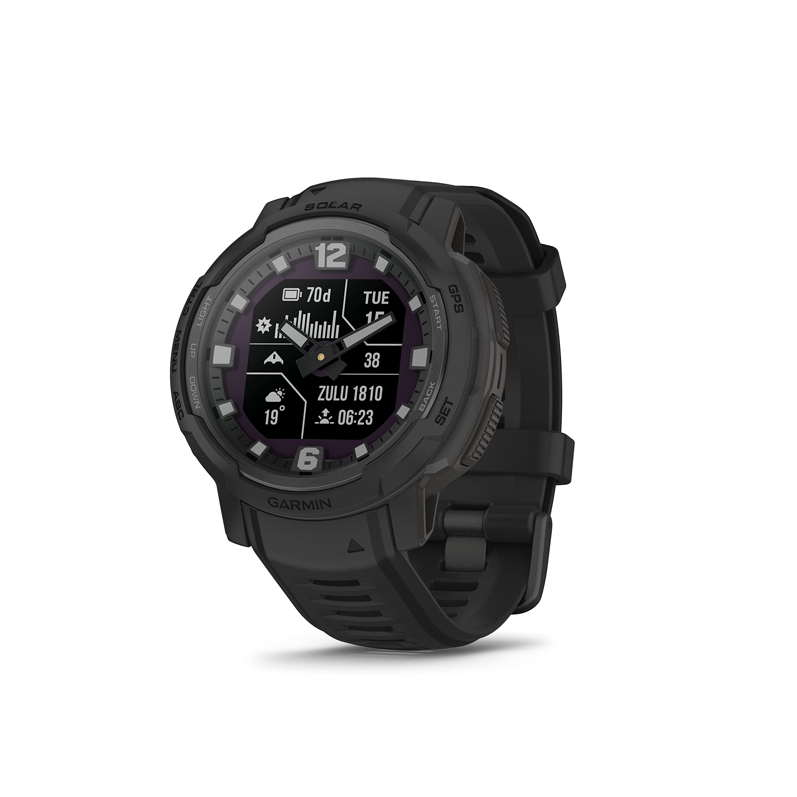 Amazon.com: Garmin Instinct Crossover Solar Tactical, Rugged