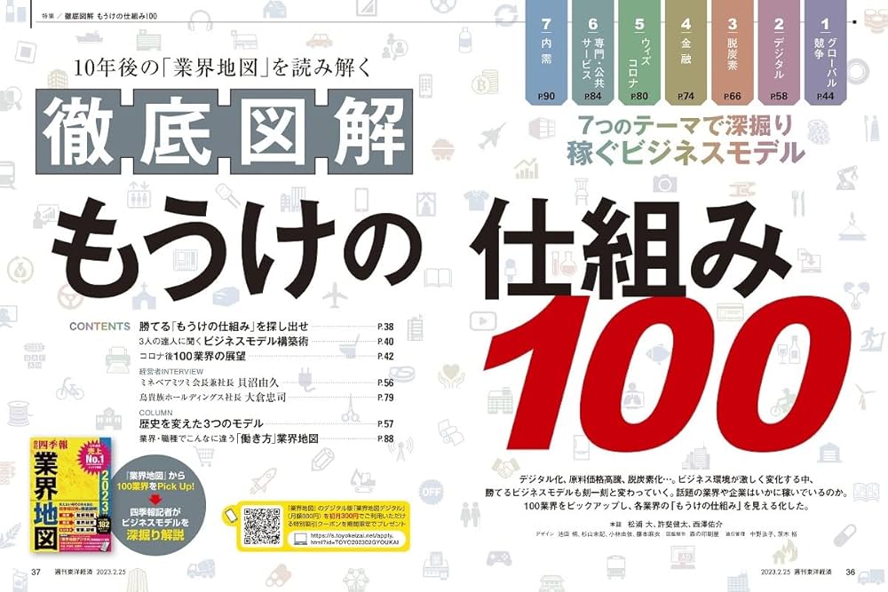 週刊東洋経済 2023年2/25特大号[雑誌]（徹底図解 もうけの仕組み100