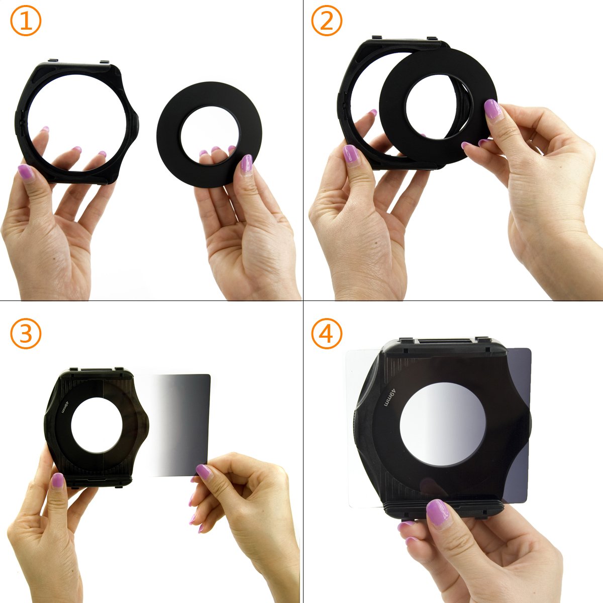 Amazon | XCSOURCE 角形フィルターセット 8枚 ND2 ND4 ND8 ND16 GND2