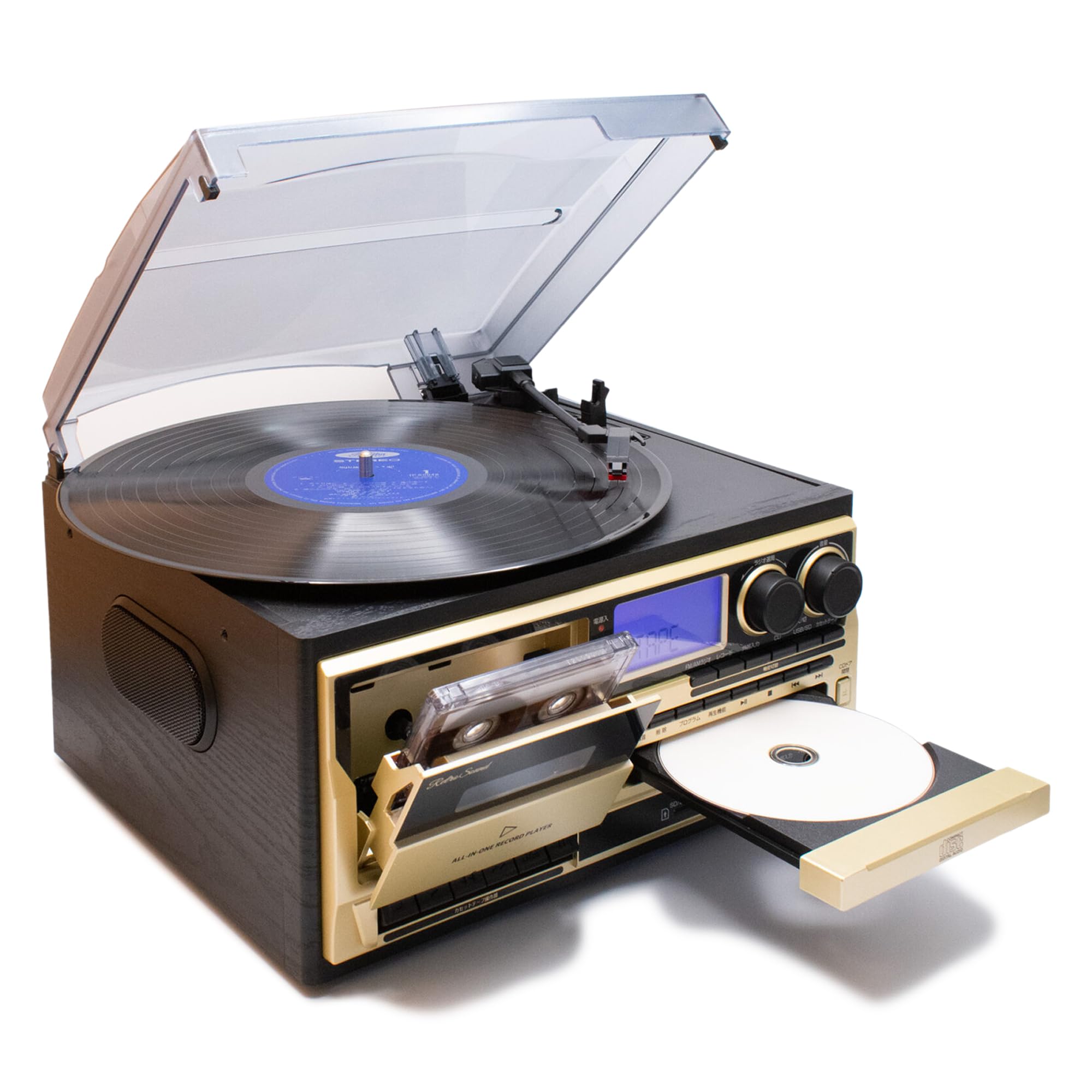 Amazon.co.jp: [Tokyo Deco] Multi Record Player Multi-Function Type