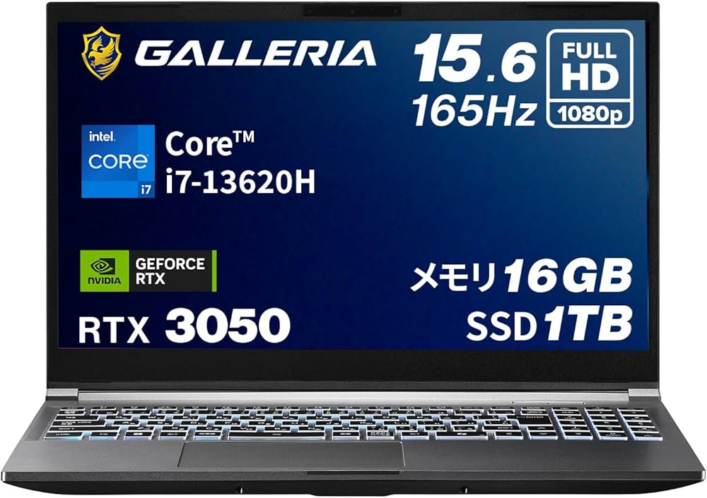 Amazon.co.jp: ガレリア ゲーミングノートPC 【 RTX 3050 / Core i7