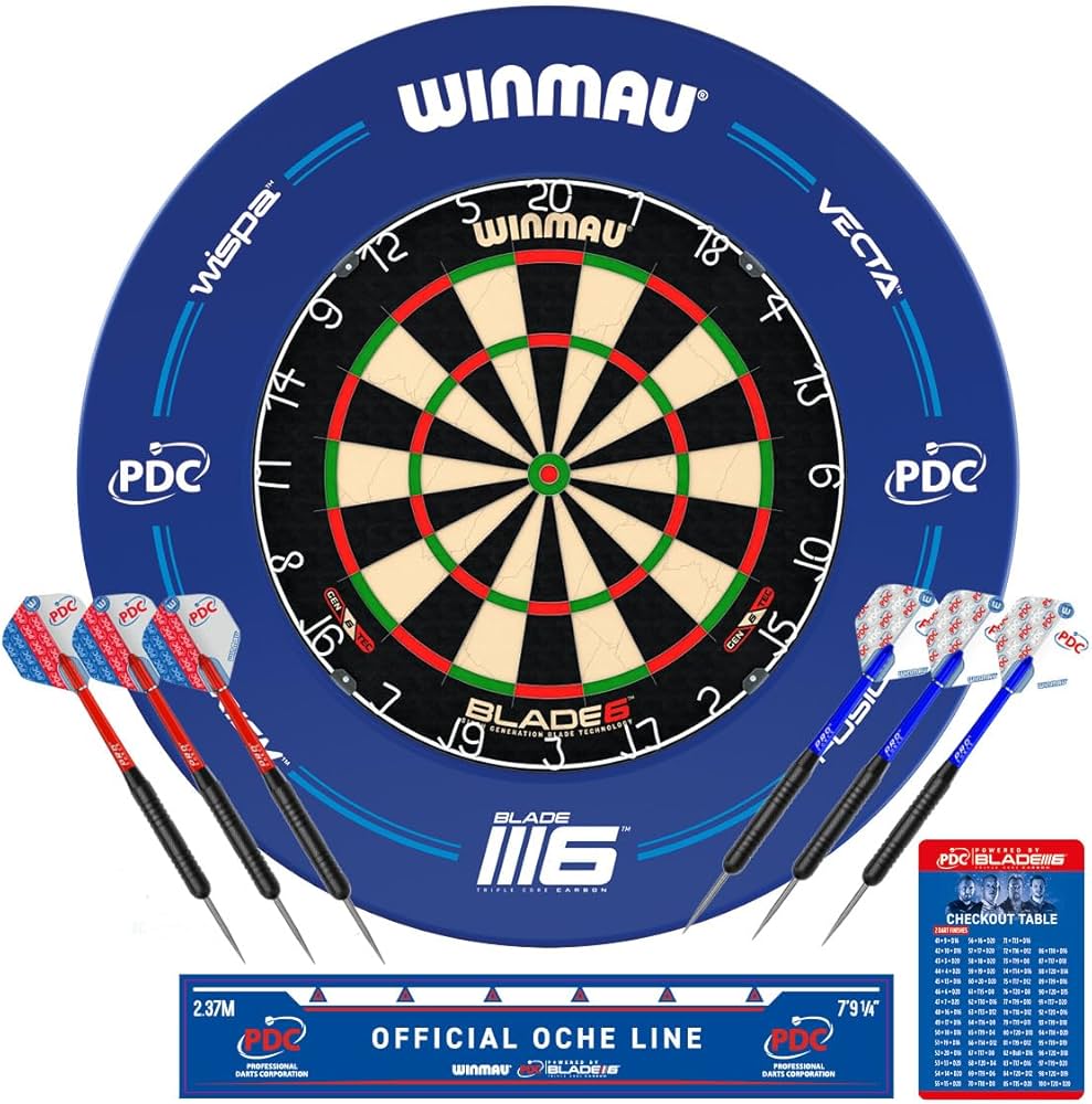 Amazon.co.jp: Winmau PDC Blade 6ダーツボードサラウンドセット