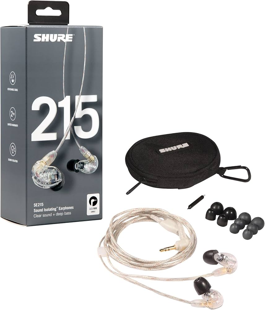 Amazon.com: Shure SE215 PRO Wired Earbuds, Professional Sound