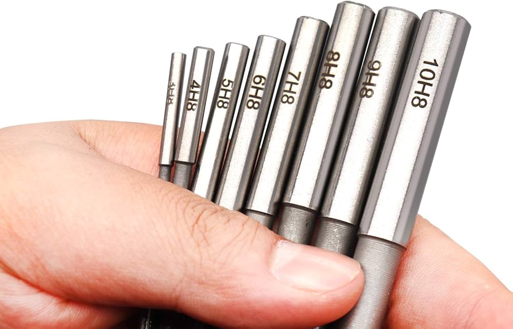 Amazon.co.jp: リーマー8点セット HSS H8 ストレートシャンク チャッ