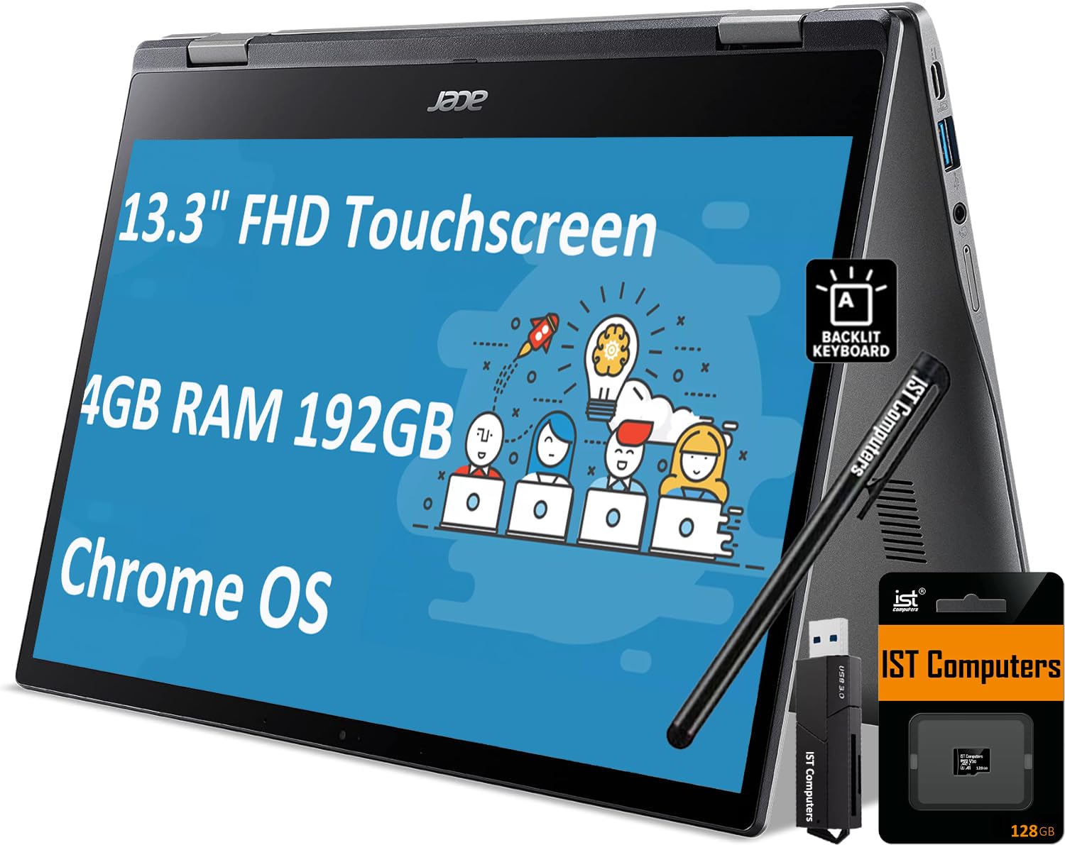 Amazon.co.jp: acer Chromebook Spin 513 2-in-1 ノートパソコン (13.3