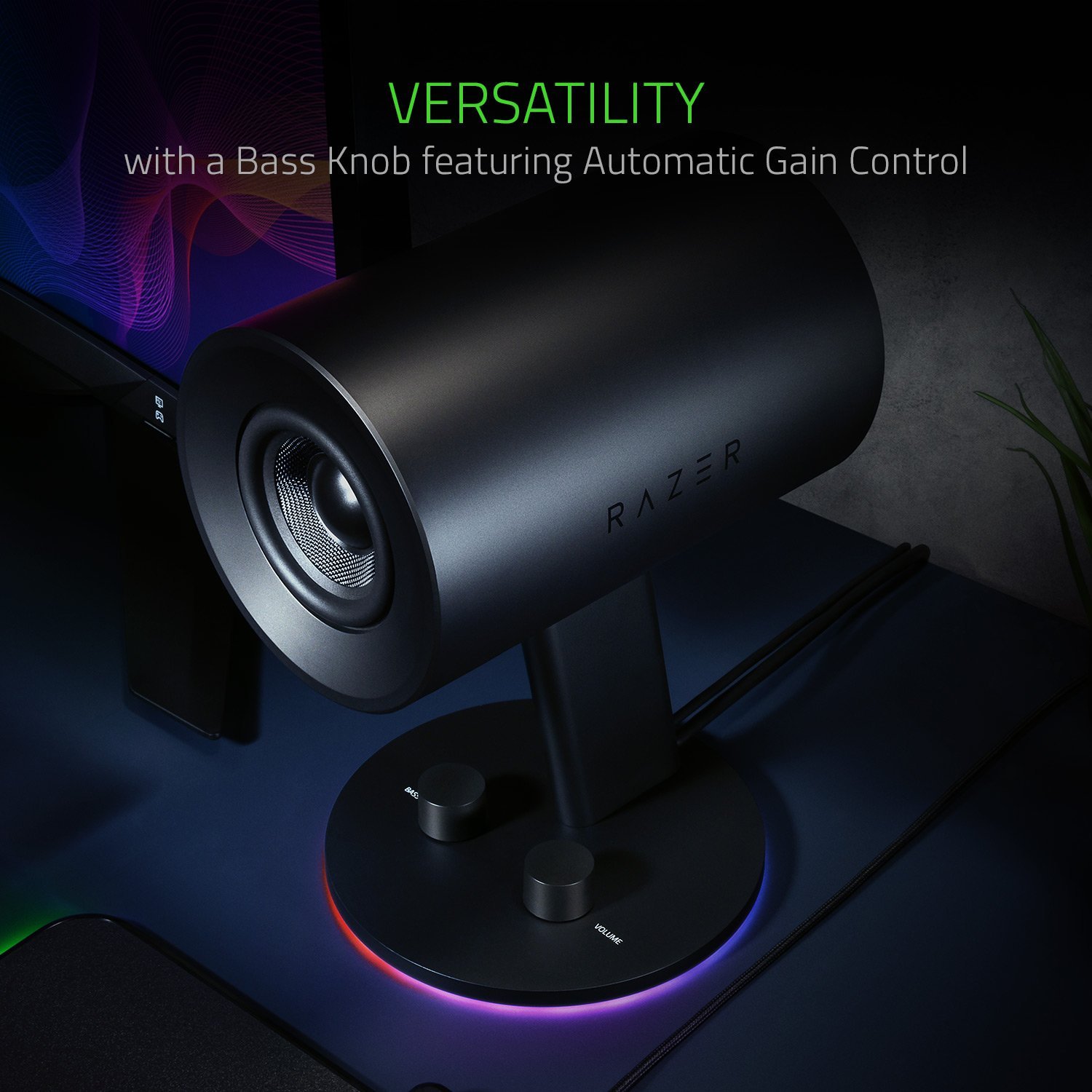 Amazon.com: Razer Nommo Chroma - Computer Speakers, Rear Bass
