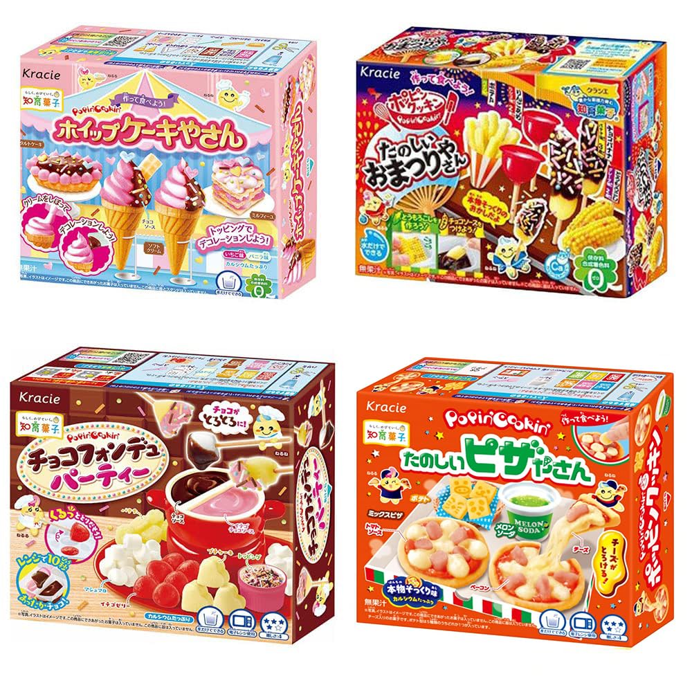 Amazon.com: Popin' Cookin' Japaneese DIY Kit Assortment 4pcs