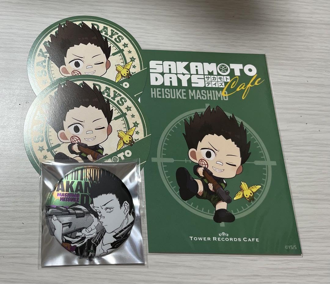 懸賞品】サカモトデイズ 缶バッジ ゼブラック 眞霜平助 サカモトデイズ