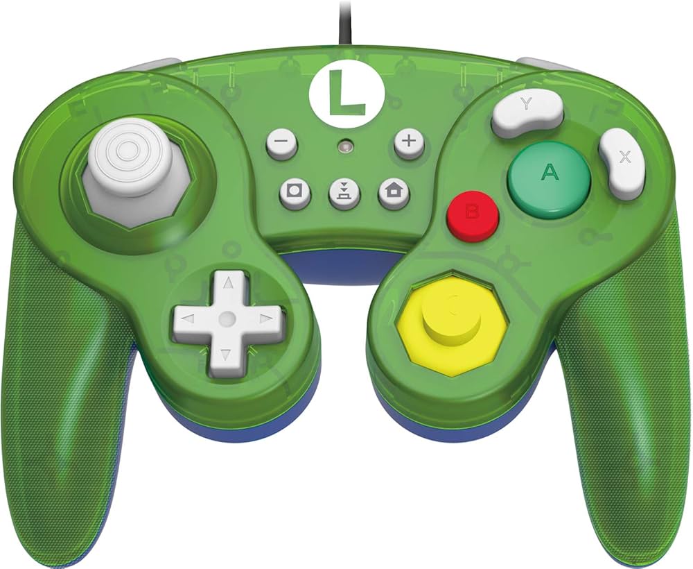 Amazon.com: HORI Nintendo Switch Battle Pad (Luigi) GameCube Style
