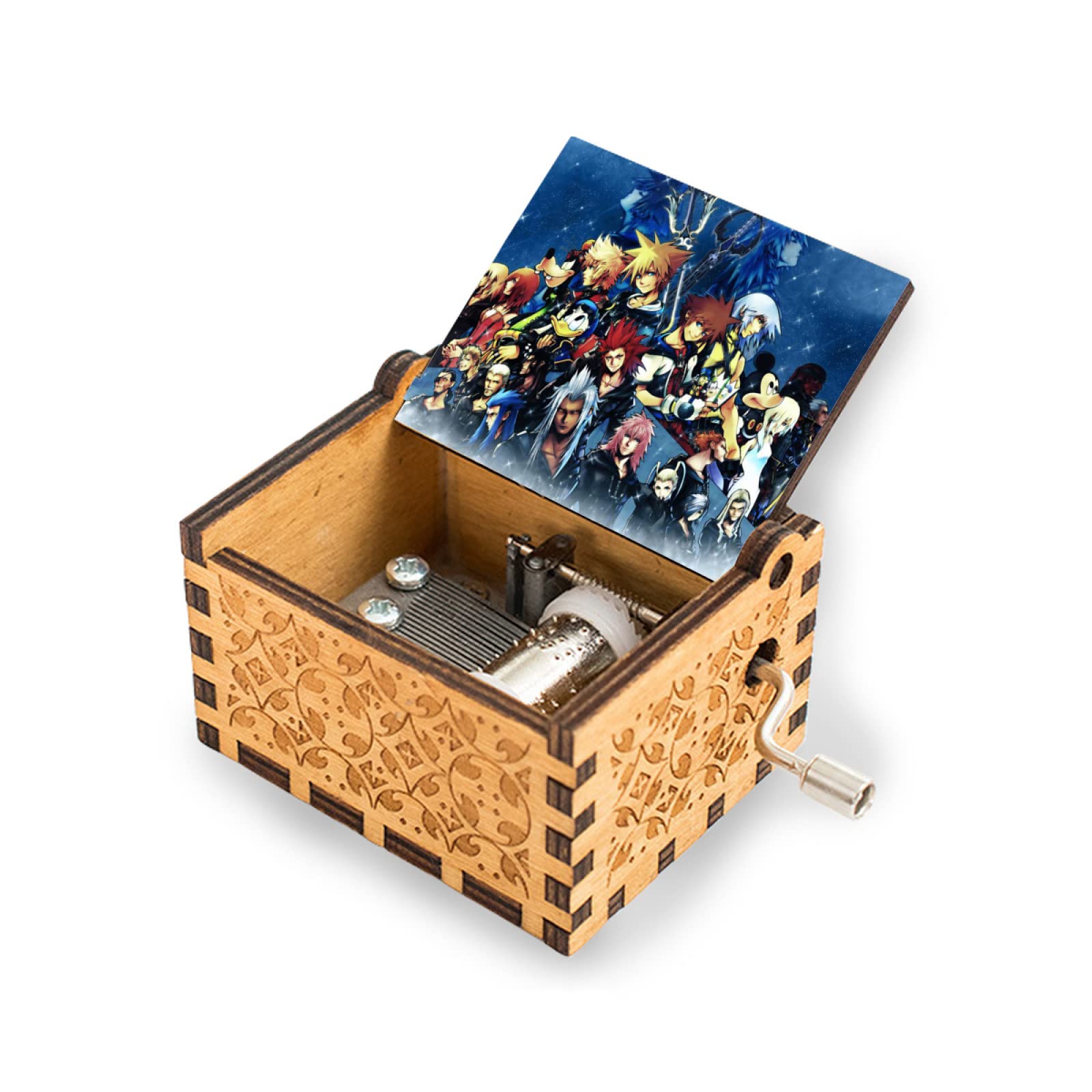 Amazon | 木製 オルゴール キングダムハーツ ミュージックボックス