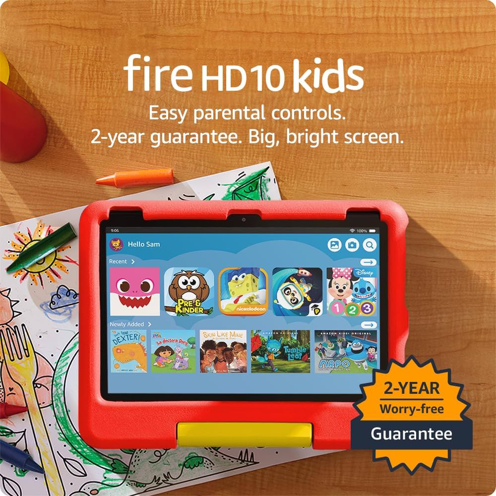Fire HD 10 Kids Tablet | Entertainment Kids love | Amazon