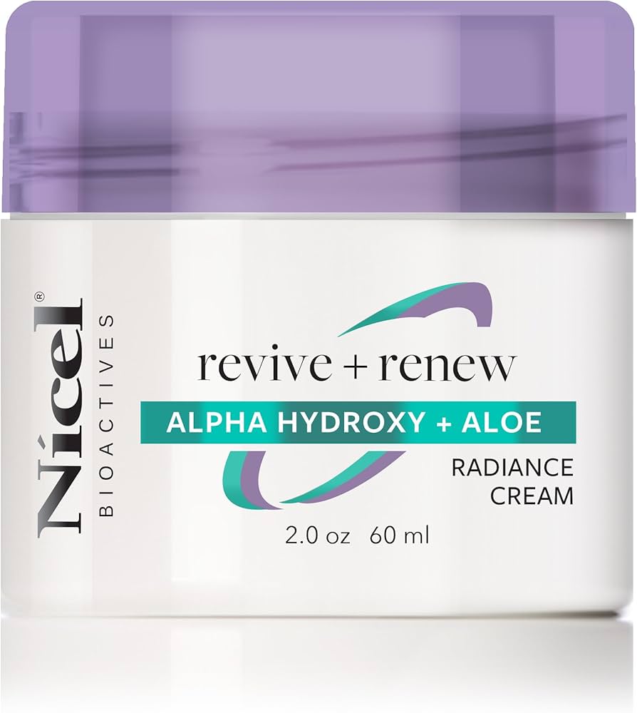 Amazon.com : Nicel Revive+Renew Alpha Hydroxy+Aloe Cream 2oz