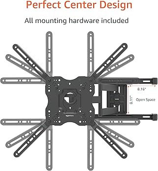 Amazon | Amazonベーシック テレビ壁掛け金具 フルモーション 水平