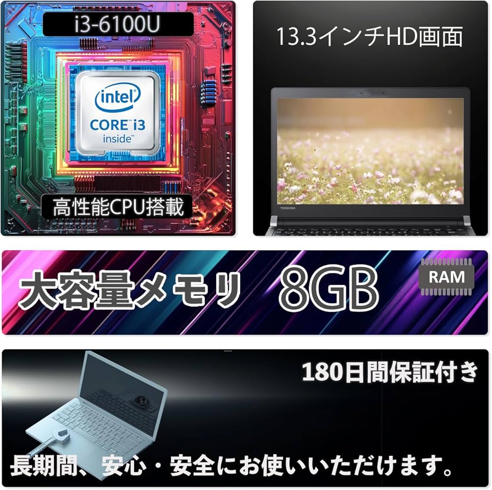 Amazon.co.jp: ノートパソコン 東芝 dynabook R73 インテル Core i3