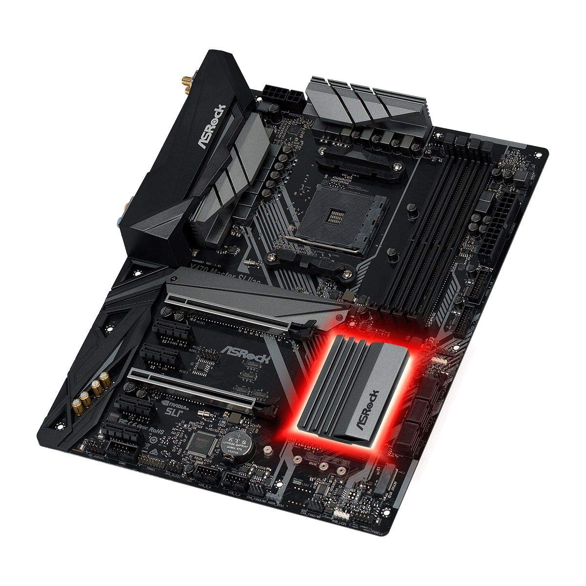 Placa Mãe Asrock X470 Master Sli/Ac - Amd Am4/ Ddr4/ Usb 3 1/ Type