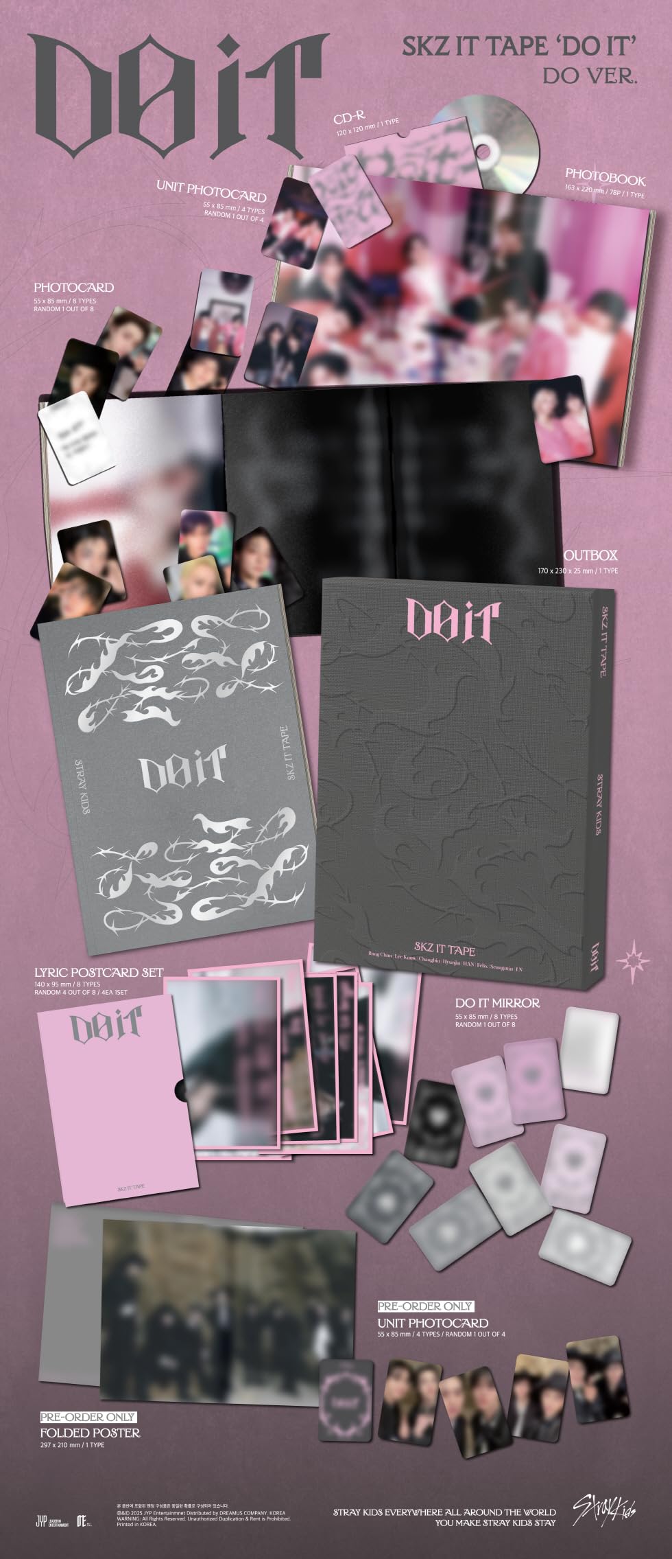 Amazon.co.jp: [ DO VER. ] STRAY KIDS - SKZ IT TAPE [ DO IT ] (限定