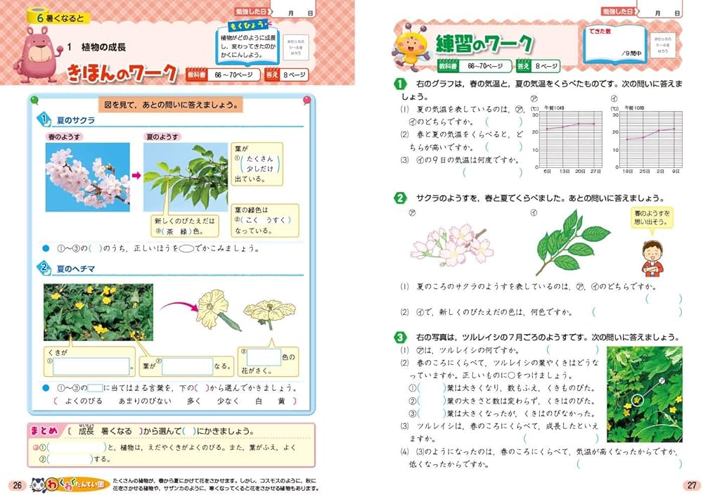 Amazon.co.jp: 小学教科書ワーク 理科 4年 東京書籍版 (オールカラー