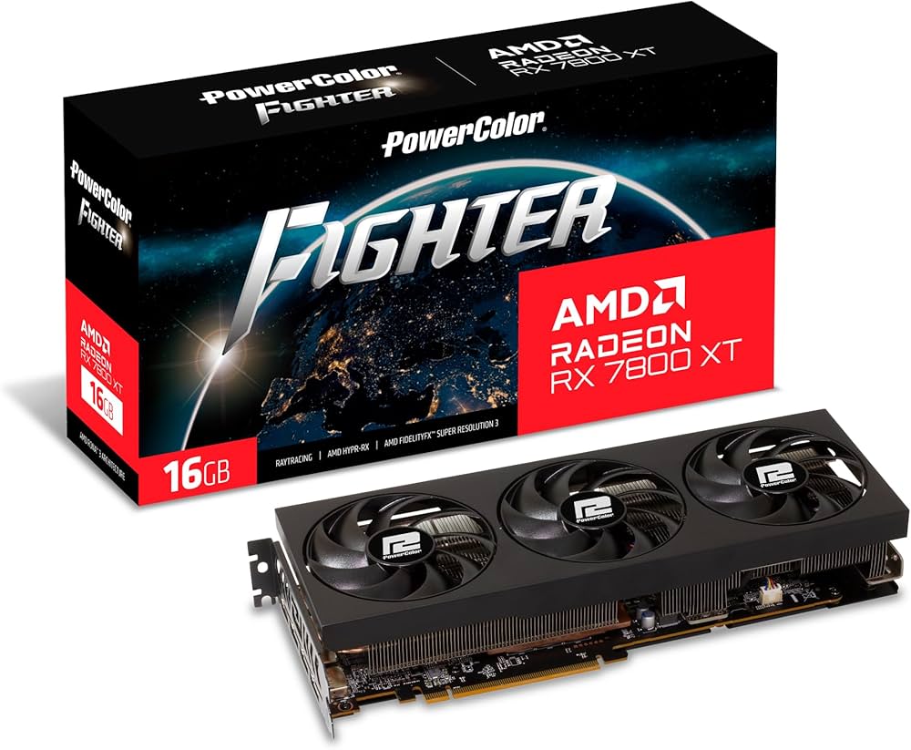 Amazon | PowerColor Fighter AMD Radeon RX 7800 XT 16GB GDDR6