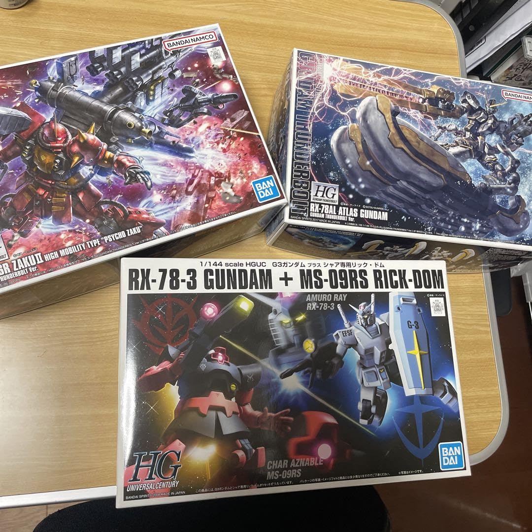 Amazon | HGUC まとめ売り(未組立)HG 1/144 サンダーボルト ドム