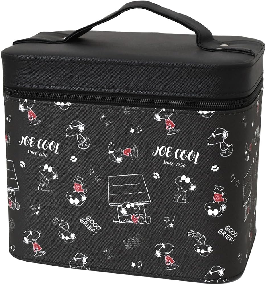 Amazon.co.jp: スヌーピー☆鏡付き大容量コスメボックス レディース