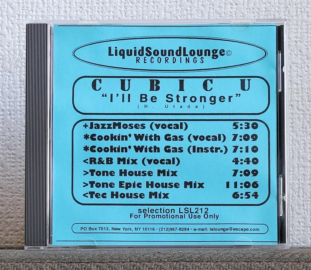 Amazon.co.jp: CD/Cubic U/I'll Be Stronger/Liquid Sound Lounge
