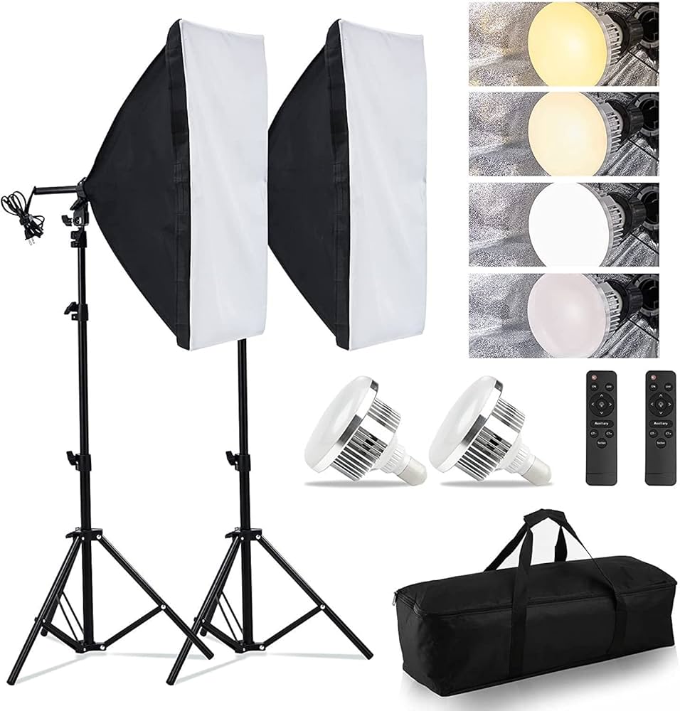 Amazon | ソフトボックス【 2024新登場LED撮影用ライト】写真撮影