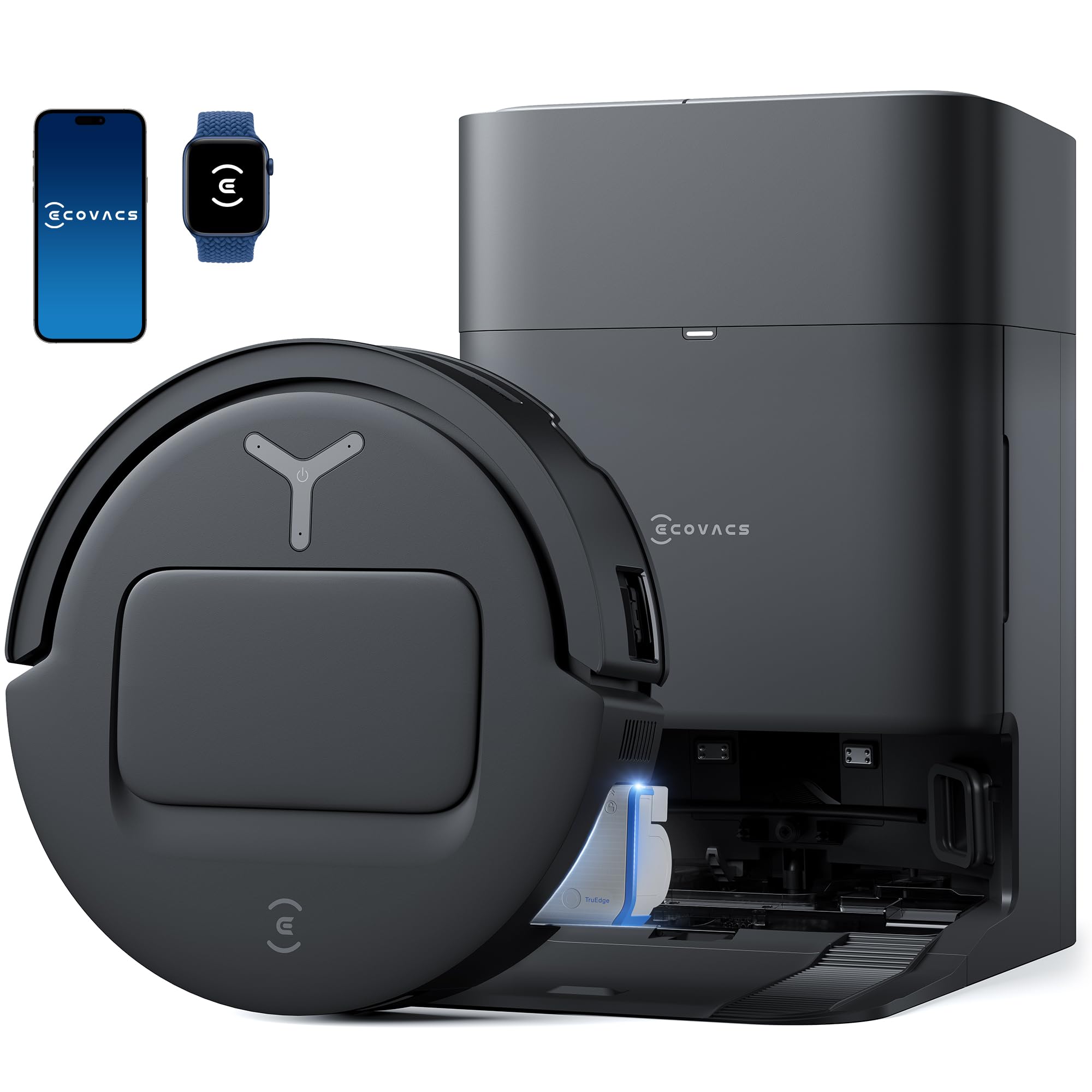 ECOVACS DEEBOT T80 Omni Robot Vacuum and Mop, 18,000Pa Suction