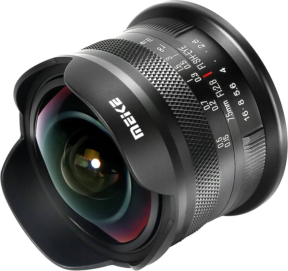 Amazon.co.jp: Meike 7.5mm f2.8 超広角マニュアルフォーカス 対角