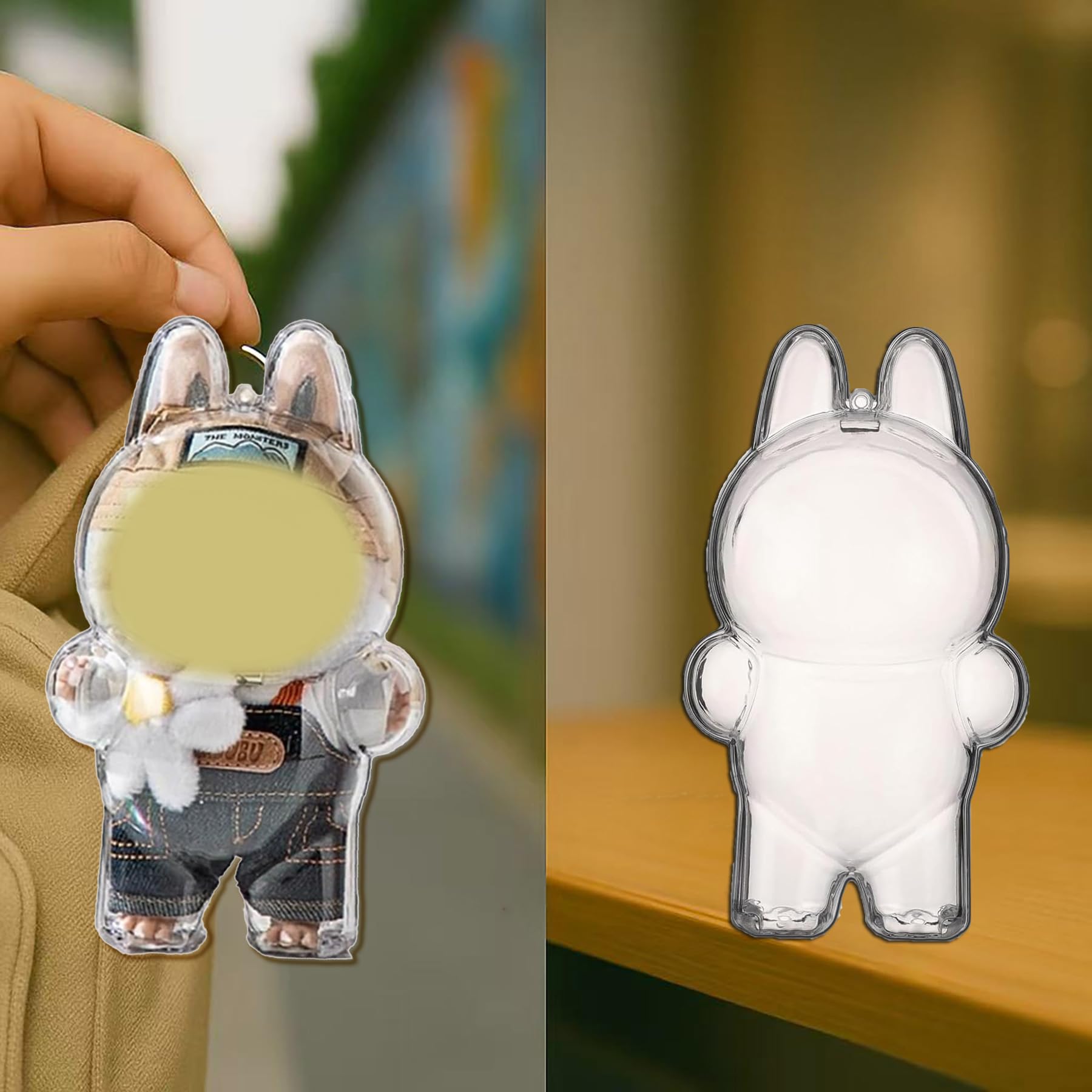 Amazon.com: Doemoil Protective Case for LABUBU Fall in Wild/ Let's